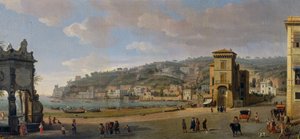 Vue de Naples - Gaspar van Wittel